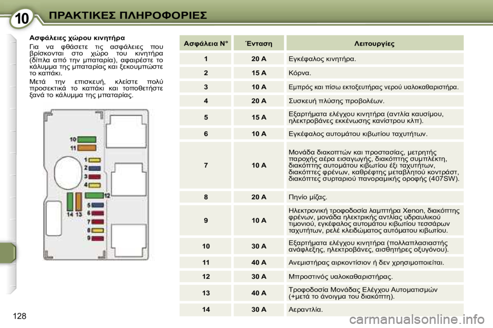 Peugeot 407 2006  Εγχειρίδιο χρήσης (in Greek)  1 0