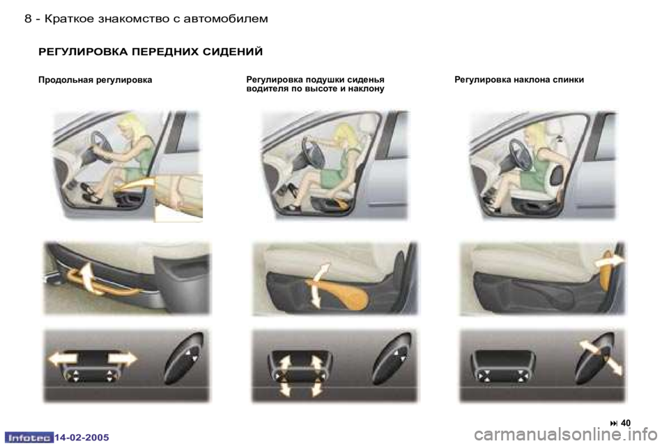 Peugeot 407 2005  Инструкция по эксплуатации (in Russian) �8 �-
�1�4�-�0�2�-�2�0�0�5
�9
�-
�1�4�-�0�2�-�2�0�0�5
J?=MEBJH<DW� I?J?>GBO� KB>?GBC
Ijh^hevgZy� j_]mebjh\dZ J_]mebjh\dZ� ih^mrdb� kb
