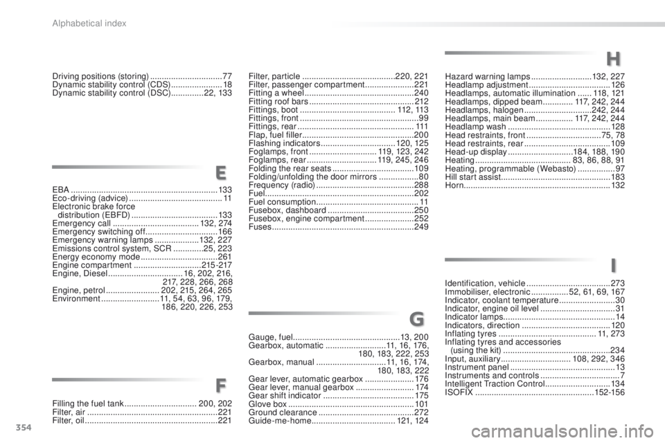 Peugeot 508 2016 Owners Manual - RHD (UK, Australia) 354
gauge, fuel.............................................. 13, 20 0ge
arbox, automatic ..........................11, 16, 176,
180, 183, 222, 253
ge
arbox, manual
............................ Peugeot 508 2016 Owners Manual - RHD (UK, Australia) 354
gauge, fuel.............................................. 13, 20 0ge
arbox, automatic ..........................11, 16, 176,
180, 183, 222, 253
ge
arbox, manual
............................