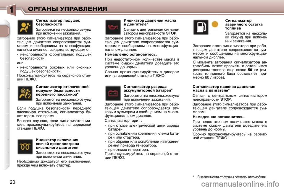 Peugeot 307 2007  Инструкция по эксплуатации (in Russian) �2�0
BÖ^bdwlhj� ^wyÉ_Öby� fwkÉw� y� ^yb]wl_É_�*
hyyawÖ� k� é_ÖljwevÖuf� kbzÖweb�-awlhjhf� Ö_bkijwyÖhklb� �S�T�O
