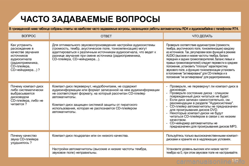 Peugeot 307 2007  Инструкция по эксплуатации (in Russian) �1�9�3
Yefgehnie� >?bWiseiY?i
awd� mkljwÖblv� jwkoh`^_Öb_� y� dwq_kly_� aymqwÖby� bklhqÖbdhy� wm^bhkbzÖwew� �(j