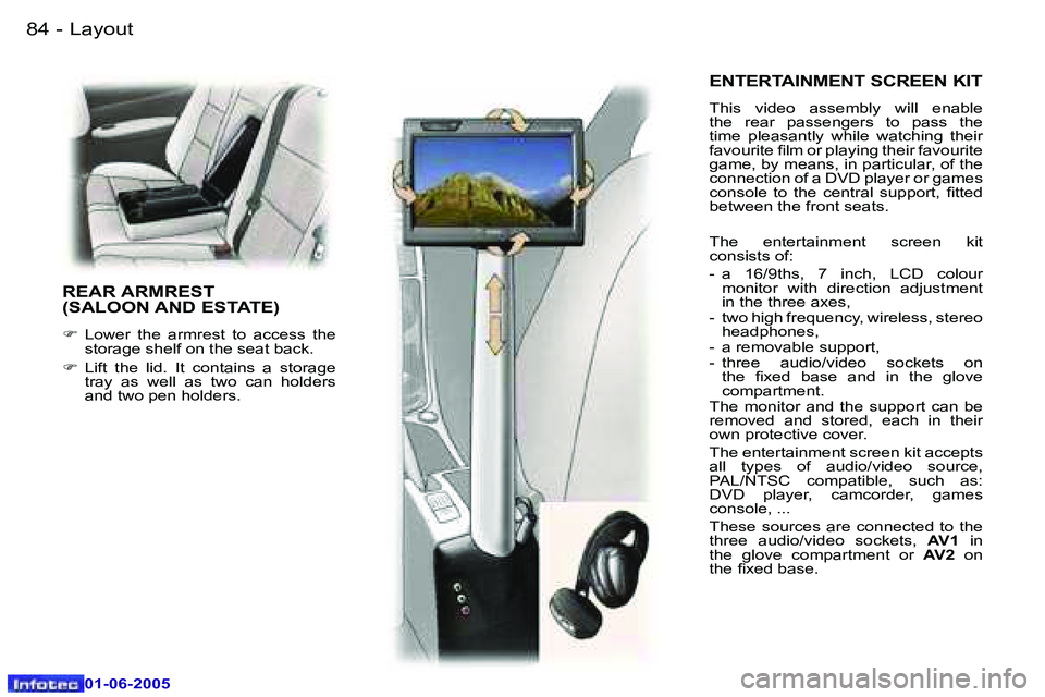 Peugeot 307 2005  Owners Manual �L�a�y�o�u�t�8�4 �-
�0�1�-�0�6�-�2�0�0�5
�8�5�L�a�y�o�u�t�-
�0�1�-�0�6�-�2�0�0�5
�E�N�T�E�R�T�A�I�N�M�E�N�T� �S�C�R�E�E�N� �K�I�T
�T�h�i�s�  �v�i�d�e�o�  �a�s�s�e�m�b�l�y�  �w�i�l�l�  �e�n�a�b�l�e�  
