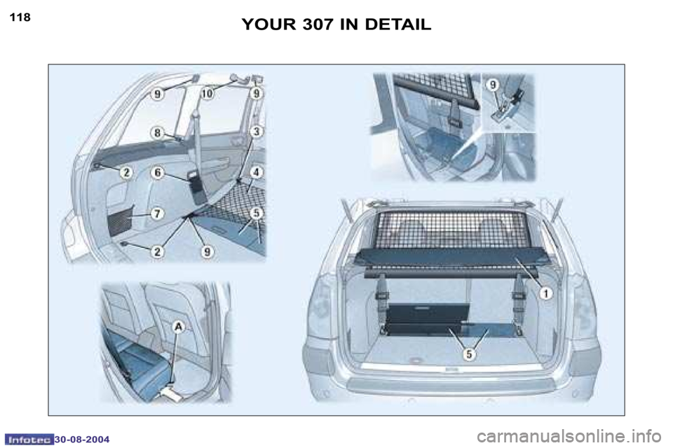 Peugeot 307 2004.5  Owners Manual �1�1�8
�3�0�-�0�8�-�2�0�0�4
�1�1�9
�3�0�-�0�8�-�2�0�0�4
�Y�O�U�R� �3�0�7� �I�N� �D�E�T�A�I�L  