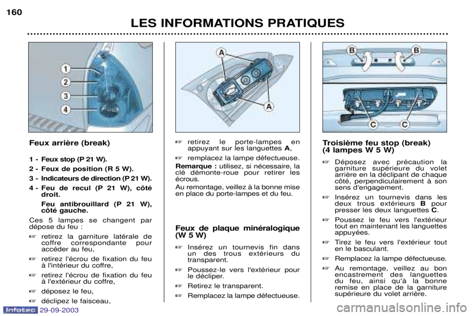 Peugeot 307 2003.5  Manuel du propriétaire (in French) 

53
67365738	5
=>

  ,* 0*1 
 #"#$ 7
  	
    
  	
 	
 		
 *
   "	
 
