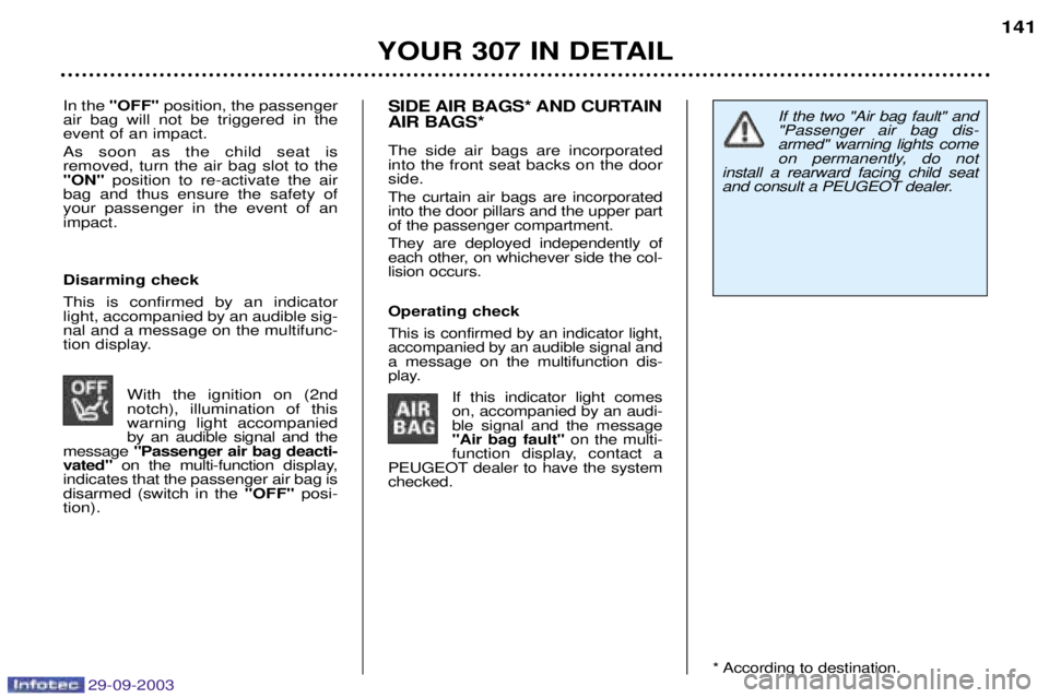 PEUGEOT 307 CC 2003 Owners Manual 29-09-2003
+"
+
+
+
(
)
PEUGEOT 307 CC 2003 Owners Manual 29-09-2003
+"
+
+
+
(
)
