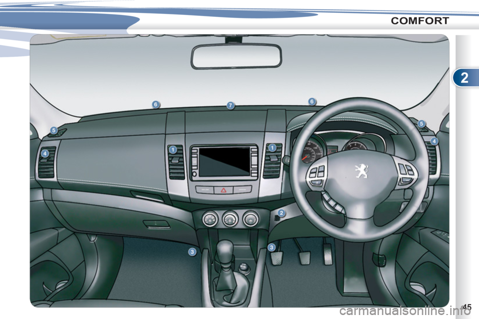 PEUGEOT 4007 2011  Owners Manual 2
COMFORT 