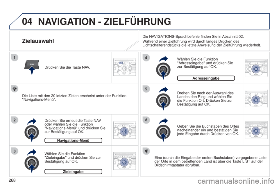 PEUGEOT 3008 2014  Betriebsanleitungen (in German) 04
NAV2ABC3DEF5JKL4GHI6MNO8TUV7PQRS9WXYZ0*#
1RADIO MEDIANAV
TRAFFIC
SETUPADDR
BOOK
2ABC3DEF5JKL4GHI6MNO8TUV7PQRS9WXYZ0*#
1RADIO MEDIA NAV
TRAFFIC
SETUPADDR
BOOK
2ABC3DEF5JKL4GHI6MNO8TUV7PQRS9WXYZ0*#
1