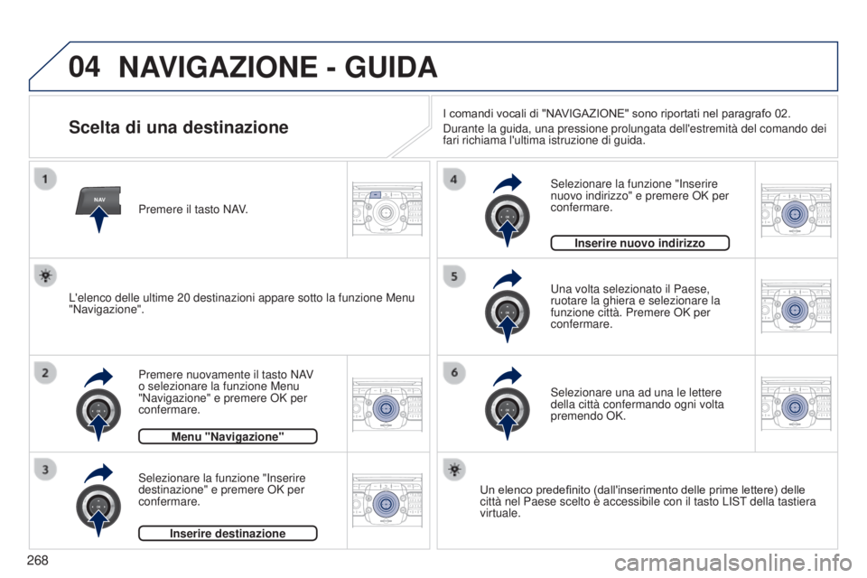 PEUGEOT 3008 2014  Manuale duso (in Italian) 04
NAV2ABC3DEF5JKL4GHI6MNO8TUV7PQRS9WXYZ0*#
1RADIO MEDIANAV
TRAFFIC
SETUPADDR
BOOK
2ABC3DEF5JKL4GHI6MNO8TUV7PQRS9WXYZ0*#
1RADIO MEDIA NAV
TRAFFIC
SETUPADDR
BOOK
2ABC3DEF5JKL4GHI6MNO8TUV7PQRS9WXYZ0*#
1