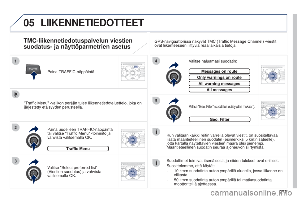 PEUGEOT 3008 2014  Omistajan Käsikirja (in Finnish) 05
TRAFFIC
2ABC3DEF5JKL4GHI6MNO8TUV7PQRS9WXYZ0*#
1RADIO MEDIANAV
TRAFFIC
SETUPADDR
BOOK
2ABC3DEF5JKL4GHI6MNO8TUV7PQRS9WXYZ0*#
1RADIO MEDIA NAV
TRAFFIC
SETUPADDR
BOOK
2ABC3DEF5JKL4GHI6MNO8TUV7PQRS9WXYZ
