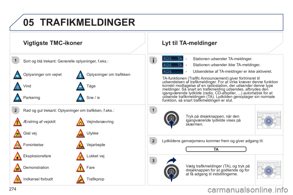 PEUGEOT 3008 2013.5. Brugsanvisning (in Danish) 274
05
2ABC3DEF5JKL4GHI6MNO8TUV7PQRS9WXYZ0*#
1RADIO MEDIANAV TRAFFIC
SETUPADDR
BOOK
2ABC3DEF5JKL4GHI6MNO8TUV7PQRS9WXYZ0*#
1RADIO MEDIANAV TRAFFIC
SETUPADDR
BOOK
TRAFIKMELDINGER
Vigtig PEUGEOT 3008 2013.5. Brugsanvisning (in Danish) 274
05
2ABC3DEF5JKL4GHI6MNO8TUV7PQRS9WXYZ0*#
1RADIO MEDIANAV TRAFFIC
SETUPADDR
BOOK
2ABC3DEF5JKL4GHI6MNO8TUV7PQRS9WXYZ0*#
1RADIO MEDIANAV TRAFFIC
SETUPADDR
BOOK
TRAFIKMELDINGER
Vigtig