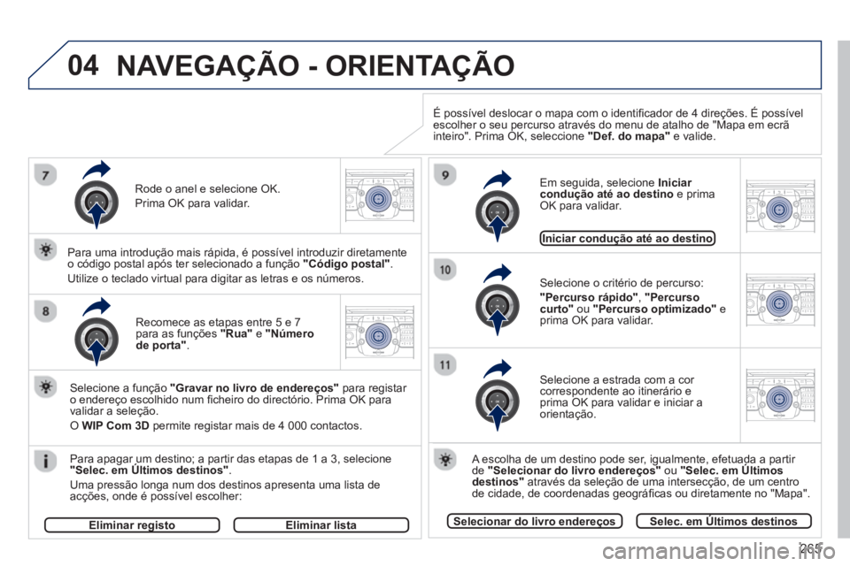 PEUGEOT 3008 2013.5. Manual de utilização (in Portuguese) 265
04
2ABC3DEF5JKL4GHI6MNO8TUV7PQRS9WXYZ0*#
1RADIO MEDIANAV TRAFFIC
SETUPADDR
BOOK
2ABC3DEF5JKL4GHI6MNO8TUV7PQRS9WXYZ0*#
1RADIO MEDIANAV TRAFFIC
SETUPADDR
BOOK
2ABC3DEF5JKL4GHI6MNO8TUV7PQRS9WXYZ0*#
1 PEUGEOT 3008 2013.5. Manual de utilização (in Portuguese) 265
04
2ABC3DEF5JKL4GHI6MNO8TUV7PQRS9WXYZ0*#
1RADIO MEDIANAV TRAFFIC
SETUPADDR
BOOK
2ABC3DEF5JKL4GHI6MNO8TUV7PQRS9WXYZ0*#
1RADIO MEDIANAV TRAFFIC
SETUPADDR
BOOK
2ABC3DEF5JKL4GHI6MNO8TUV7PQRS9WXYZ0*#
1