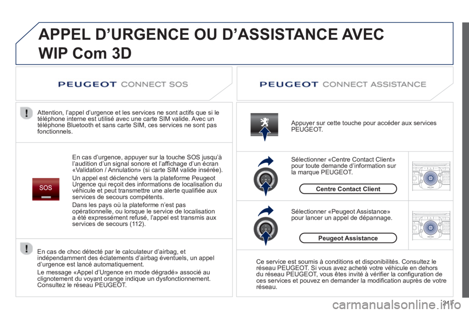 PEUGEOT 3008 2013 Manuel du propriétaire (in French) 217
2ABC3DEF5JKL4GHI6MNO8TUV7PQRS9WXYZ0*#
1RADIO MEDIANAV TRAFFIC
SETUPADDR
BOOK
2ABC3DEF5JKL4GHI6MNO8TUV7PQRS9WXYZ0*#
1RADIO MEDIANAV TRAFFIC
SETUPADDR
BOOK
APPEL D’URGENCE OU D’ASSISTANCE AVEC PEUGEOT 3008 2013 Manuel du propriétaire (in French) 217
2ABC3DEF5JKL4GHI6MNO8TUV7PQRS9WXYZ0*#
1RADIO MEDIANAV TRAFFIC
SETUPADDR
BOOK
2ABC3DEF5JKL4GHI6MNO8TUV7PQRS9WXYZ0*#
1RADIO MEDIANAV TRAFFIC
SETUPADDR
BOOK
APPEL D’URGENCE OU D’ASSISTANCE AVEC