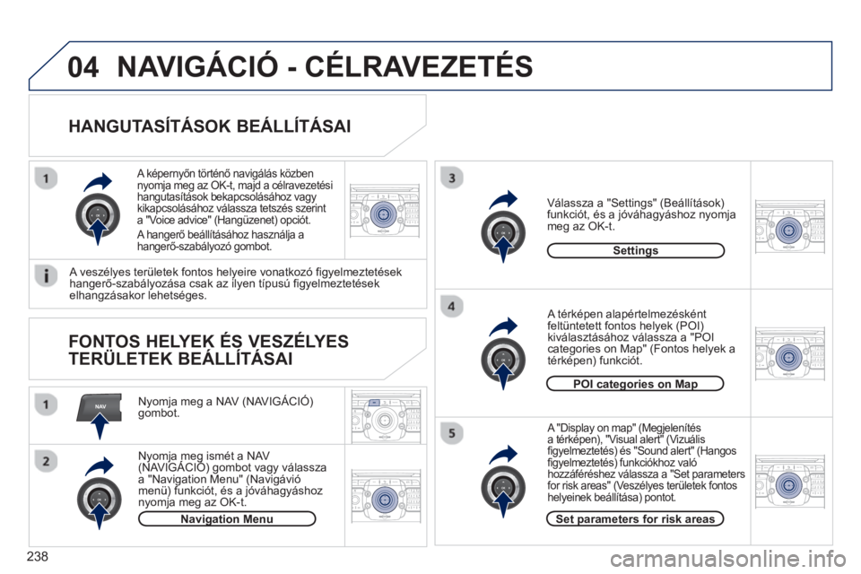 PEUGEOT 3008 2013  Kezelési útmutató (in Hungarian) 238
NAV
04
2ABC3DEF5JKL4GHI6MNO8TUV7PQRS9WXYZ0*#
1RADIO MEDIANAV TRAFFIC
SETUPADDR
BOOK
2ABC3DEF5JKL4GHI6MNO8TUV7PQRS9WXYZ0*#
1RADIO MEDIANAV TRAFFIC
SETUPADDR
BOOK
2ABC3DEF5JKL4GHI6MNO8TUV7PQRS9WXYZ0