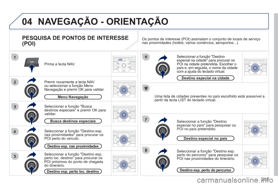 PEUGEOT 3008 2013 Manual de utilização (in Portuguese) 235
04
NAV2ABC3DEF5JKL4GHI6MNO8TUV7PQRS9WXYZ0*#
1RADIO MEDIANAV TRAFFIC
SETUPADDR
BOOK
2ABC3DEF5JKL4GHI6MNO8TUV7PQRS9WXYZ0*#
1RADIO MEDIANAV TRAFFIC
SETUPADDR
BOOK
2ABC3DEF5JKL4GHI6MNO8TUV7PQRS9WXYZ0* PEUGEOT 3008 2013 Manual de utilização (in Portuguese) 235
04
NAV2ABC3DEF5JKL4GHI6MNO8TUV7PQRS9WXYZ0*#
1RADIO MEDIANAV TRAFFIC
SETUPADDR
BOOK
2ABC3DEF5JKL4GHI6MNO8TUV7PQRS9WXYZ0*#
1RADIO MEDIANAV TRAFFIC
SETUPADDR
BOOK
2ABC3DEF5JKL4GHI6MNO8TUV7PQRS9WXYZ0*