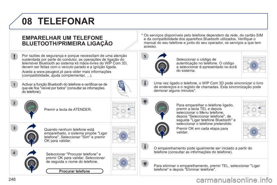 PEUGEOT 3008 2013 Manual de utilização (in Portuguese) 248
08
2ABC3DEF5JKL4GHI6MNO8TUV7PQRS9WXYZ0*#
1RADIO MEDIANAV TRAFFIC
SETUPADDR
BOOK
2ABC3DEF5JKL4GHI6MNO8TUV7PQRS9WXYZ0*#
1RADIO MEDIANAV TRAFFIC
SETUPADDR
BOOK
2ABC3DEF5JKL4GHI6MNO8TUV7PQRS9WXYZ0*#
1 PEUGEOT 3008 2013 Manual de utilização (in Portuguese) 248
08
2ABC3DEF5JKL4GHI6MNO8TUV7PQRS9WXYZ0*#
1RADIO MEDIANAV TRAFFIC
SETUPADDR
BOOK
2ABC3DEF5JKL4GHI6MNO8TUV7PQRS9WXYZ0*#
1RADIO MEDIANAV TRAFFIC
SETUPADDR
BOOK
2ABC3DEF5JKL4GHI6MNO8TUV7PQRS9WXYZ0*#
1