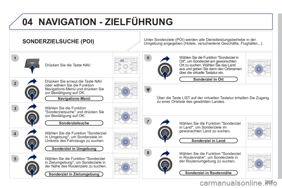 PEUGEOT 3008 2012.5 Betriebsanleitungen (in German) 235
04
NAV2ABC3DEF5JKL4GHI6MNO8TUV7PQRS9WXYZ0*#
1RADIO MEDIANAV TRAFFIC
SETUPADDR
BOOK
2ABC3DEF5JKL4GHI6MNO8TUV7PQRS9WXYZ0*#
1RADIO MEDIANAV TRAFFIC
SETUPADDR
BOOK
2ABC3DEF5JKL4GHI6MNO8TUV7PQRS9WXYZ0* PEUGEOT 3008 2012.5 Betriebsanleitungen (in German) 235
04
NAV2ABC3DEF5JKL4GHI6MNO8TUV7PQRS9WXYZ0*#
1RADIO MEDIANAV TRAFFIC
SETUPADDR
BOOK
2ABC3DEF5JKL4GHI6MNO8TUV7PQRS9WXYZ0*#
1RADIO MEDIANAV TRAFFIC
SETUPADDR
BOOK
2ABC3DEF5JKL4GHI6MNO8TUV7PQRS9WXYZ0*