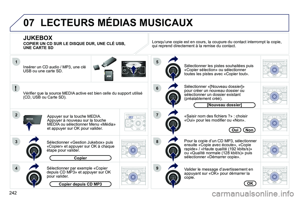 PEUGEOT 3008 2011.5 Manuel du propriétaire (in French) 242
07
1
3
4
2
5
7
8
6
9
MEDIA
2ABC3DEF5JKL4GHI6MNO8TUV7PQRS9WXYZ0*#
1RADIO MEDIANAV ESC TRAFFIC
SETUPADDR
BOOK
2ABC3DEF5JKL4GHI6MNO8TUV7PQRS9WXYZ0*#
1RADIO MEDIANAV ESC TRAFFIC
SETUPADDR
BOOK
2ABC3DE PEUGEOT 3008 2011.5 Manuel du propriétaire (in French) 242
07
1
3
4
2
5
7
8
6
9
MEDIA
2ABC3DEF5JKL4GHI6MNO8TUV7PQRS9WXYZ0*#
1RADIO MEDIANAV ESC TRAFFIC
SETUPADDR
BOOK
2ABC3DEF5JKL4GHI6MNO8TUV7PQRS9WXYZ0*#
1RADIO MEDIANAV ESC TRAFFIC
SETUPADDR
BOOK
2ABC3DE