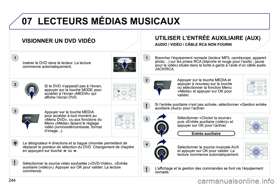 PEUGEOT 3008 2011.5 Manuel du propriétaire (in French) 244
07
1
3
MEDIA
2ABC3DEF5JKL4GHI6MNO8TUV7PQRS9WXYZ0*#
1RADIO MEDIANAV ESC TRAFFIC
SETUPADDR
BOOK
2
1
3
4
2MEDIA
2ABC3DEF5JKL4GHI6MNO8TUV7PQRS9WXYZ0*#
1RADIO MEDIANAV ESC TRAFFIC
SETUPADDR
BOOK
2ABC3D PEUGEOT 3008 2011.5 Manuel du propriétaire (in French) 244
07
1
3
MEDIA
2ABC3DEF5JKL4GHI6MNO8TUV7PQRS9WXYZ0*#
1RADIO MEDIANAV ESC TRAFFIC
SETUPADDR
BOOK
2
1
3
4
2MEDIA
2ABC3DEF5JKL4GHI6MNO8TUV7PQRS9WXYZ0*#
1RADIO MEDIANAV ESC TRAFFIC
SETUPADDR
BOOK
2ABC3D