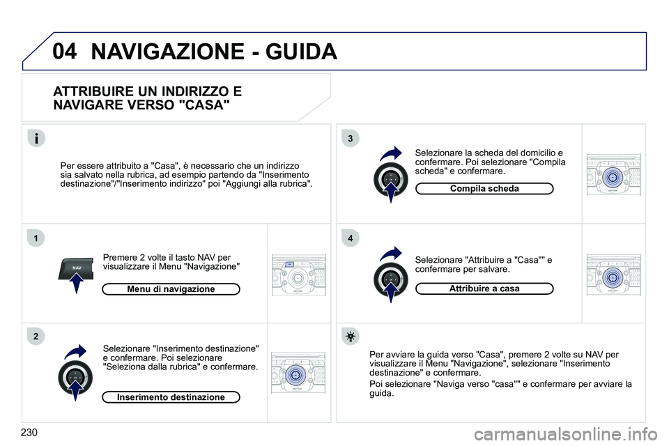 PEUGEOT 3008 2011.5  Manuale duso (in Italian) 230
04
1
2
3
4
NAV2ABC3DEF5JKL4GHI6MNO8TUV7PQRS9WXYZ0*#
1RADIO MEDIANAV ESC TRAFFIC
SETUPADDR
BOOK
2ABC3DEF5JKL4GHI6MNO8TUV7PQRS9WXYZ0*#
1RADIO MEDIANAV ESC TRAFFIC
SETUPADDR
BOOK
2ABC3DEF5JKL4GHI6MNO