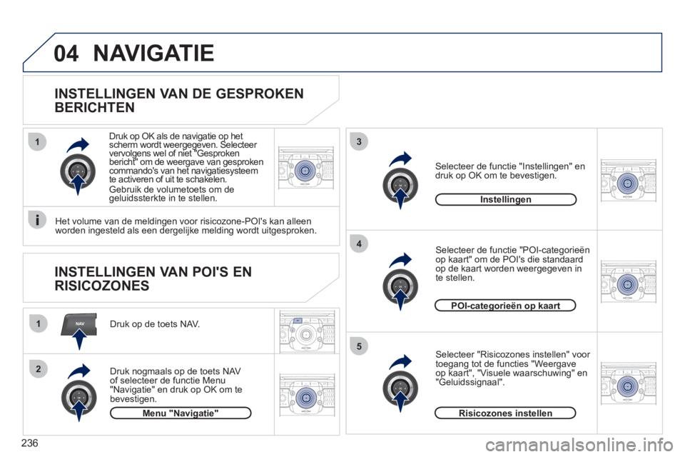 PEUGEOT 3008 2011.5  Instructieboekje (in Dutch) 236
NAV
13
4
5
1
2
04
2ABC3DEF5JKL4GHI6MNO8TUV7PQRS9WXYZ0*#
1RADIO MEDIANAV ESC TRAFFIC
SETUPADDR
BOOK
2ABC3DEF5JKL4GHI6MNO8TUV7PQRS9WXYZ0*#
1RADIO MEDIANAV ESC TRAFFIC
SETUPADDR
BOOK
2ABC3DEF5JKL4GHI