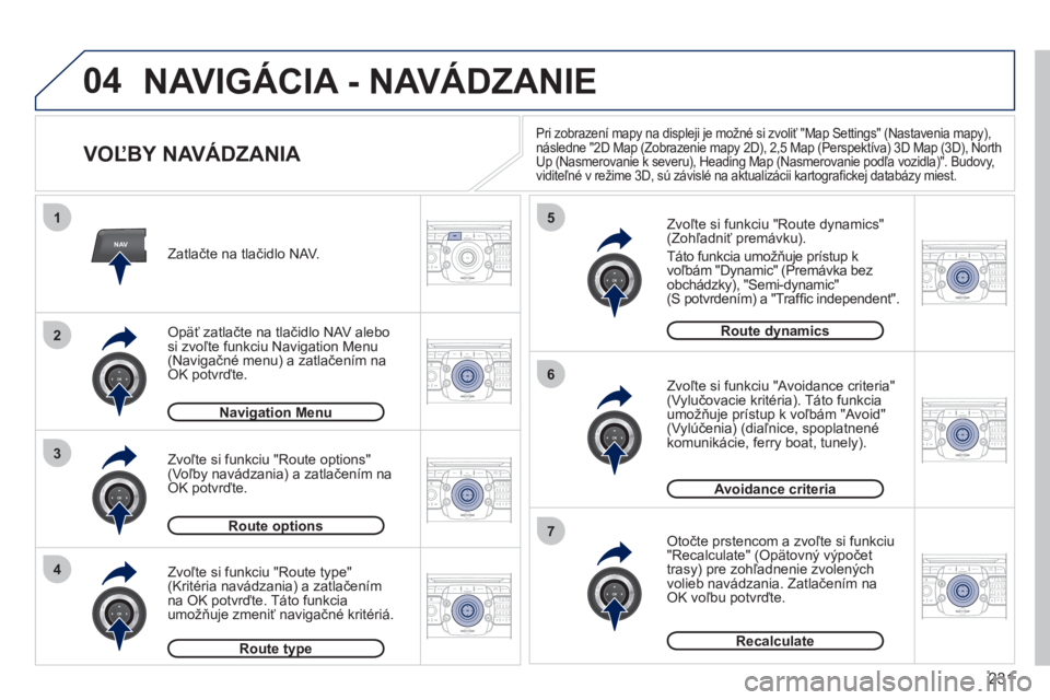 PEUGEOT 3008 2011.5  Návod na použitie (in Slovakian) 231
04
NAV
1
3
4
5
6
7
2
2ABC3DEF5JKL4GHI6MNO8TUV7PQRS9WXYZ0*#
1RADIO MEDIANAV ESC TRAFFIC
SETUPADDR
BOOK
2ABC3DEF5JKL4GHI6MNO8TUV7PQRS9WXYZ0*#
1RADIO MEDIANAV ESC TRAFFIC
SETUPADDR
BOOK
2ABC3DEF5JKL4