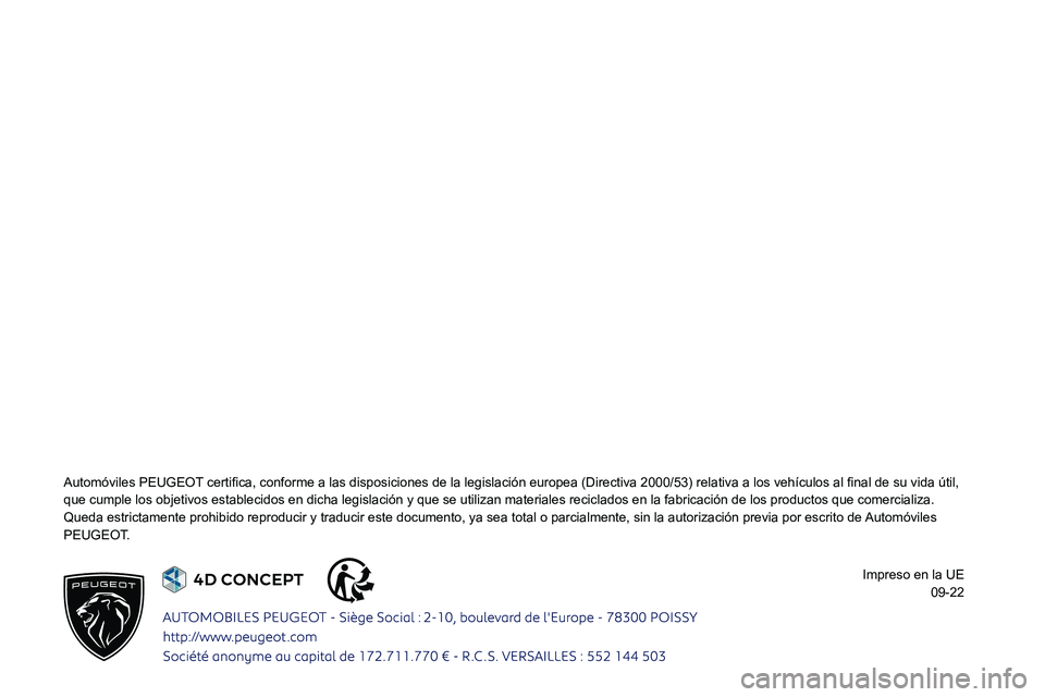 PEUGEOT 308 2023  Manual del propietario (in Spanish)  
 
 
 
 
 
 
 
 
 
 
 
 
 
 
   
0024005800570052005000790059004C004F004800560003003300280038002A002800320037
00540058004800030046005800500053004F00480003004F00520056000300520045004D00480057004C00590