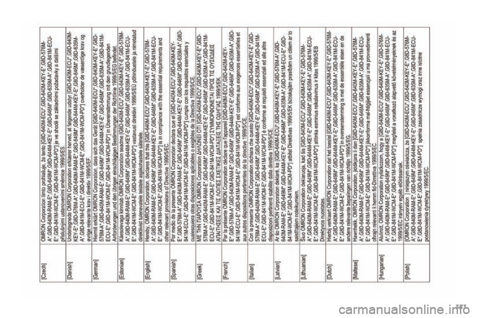 PEUGEOT 4008 2015  Betriebsanleitungen (in German) 353
4008_de_Chap12_certificats_ed01-2016  