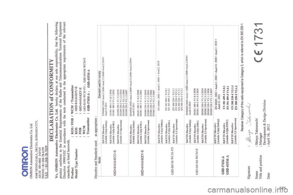 PEUGEOT 4008 2017  Manual del propietario (in Spanish) 355
4008_es_Chap12_certificats_ed01-2016  