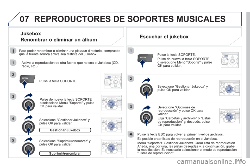 PEUGEOT 5008 2014 Manual del propietario (in Spanish) 295
07
MEDIA
MEDIA
2ABC3DEF5JKL4GHI6MNO8TUV7PQRS9WXYZ0*#
1RADIO MEDIANAV TRAFFIC
SETUPADDR
BOOK
2ABC3DEF5JKL4GHI6MNO8TUV7PQRS9WXYZ0*#
1RADIO MEDIANAV TRAFFIC
SETUPADDR
BOOK
2ABC3DEF5JKL4GHI6MNO8TUV7PQ PEUGEOT 5008 2014 Manual del propietario (in Spanish) 295
07
MEDIA
MEDIA
2ABC3DEF5JKL4GHI6MNO8TUV7PQRS9WXYZ0*#
1RADIO MEDIANAV TRAFFIC
SETUPADDR
BOOK
2ABC3DEF5JKL4GHI6MNO8TUV7PQRS9WXYZ0*#
1RADIO MEDIANAV TRAFFIC
SETUPADDR
BOOK
2ABC3DEF5JKL4GHI6MNO8TUV7PQ