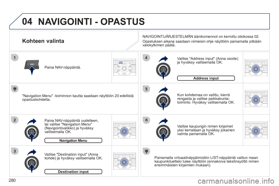 PEUGEOT 5008 2014  Omistajan Käsikirja (in Finnish) 280
04
NAV2ABC3DEF5JKL4GHI6MNO8TUV7PQRS9WXYZ0*#
1RADIO MEDIANAV TRAFFIC
SETUPADDR
BOOK
2ABC3DEF5JKL4GHI6MNO8TUV7PQRS9WXYZ0*#
1RADIO MEDIANAV TRAFFIC
SETUPADDR
BOOK
2ABC3DEF5JKL4GHI6MNO8TUV7PQRS9WXYZ0*