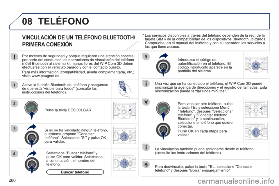 PEUGEOT 5008 2013  Manual del propietario (in Spanish) 260
08
2ABC3DEF5JKL4GHI6MNO8TUV7PQRS9WXYZ0*#
1RADIO MEDIANAV TRAFFIC
SETUPADDR
BOOK
2ABC3DEF5JKL4GHI6MNO8TUV7PQRS9WXYZ0*#
1RADIO MEDIANAV TRAFFIC
SETUPADDR
BOOK
2ABC3DEF5JKL4GHI6MNO8TUV7PQRS9WXYZ0*#
1