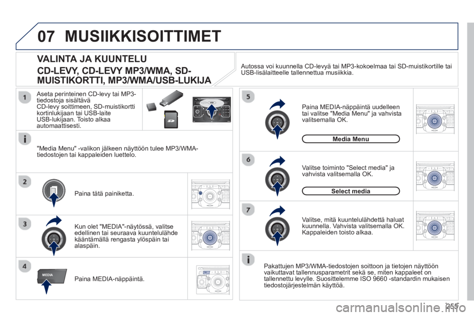 PEUGEOT 5008 2013 Omistajan Käsikirja (in Finnish) 255
07
MEDIA
2ABC3DEF5JKL4GHI6MNO8TUV7PQRS9WXYZ0*#
1RADIO MEDIANAV ESC TRAFFIC
SETUPADDR
BOOK
2ABC3DEF5JKL4GHI6MNO8TUV7PQRS9WXYZ0*#
1RADIO MEDIANAV TRAFFIC
SETUPADDR
BOOK
2ABC3DEF5JKL4GHI6MNO8TUV7PQRS PEUGEOT 5008 2013 Omistajan Käsikirja (in Finnish) 255
07
MEDIA
2ABC3DEF5JKL4GHI6MNO8TUV7PQRS9WXYZ0*#
1RADIO MEDIANAV ESC TRAFFIC
SETUPADDR
BOOK
2ABC3DEF5JKL4GHI6MNO8TUV7PQRS9WXYZ0*#
1RADIO MEDIANAV TRAFFIC
SETUPADDR
BOOK
2ABC3DEF5JKL4GHI6MNO8TUV7PQRS