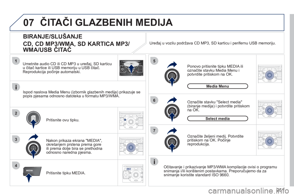 PEUGEOT 5008 2012  Upute Za Rukovanje (in Croatian) 251
07
4
5
6
3
MEDIA
2ABC3DEF5JKL4GHI6MNO8TUV7PQRS9WXYZ0*#
1RADIO MEDIANAV ESC TRAFFIC
SETUPADDR
BOOK
2
7
2ABC3DEF5JKL4GHI6MNO8TUV7PQRS9WXYZ0*#
1RADIO MEDIANAV ESC TRAFFIC
SETUPADDR
BOOK
2ABC3DEF5JKL4