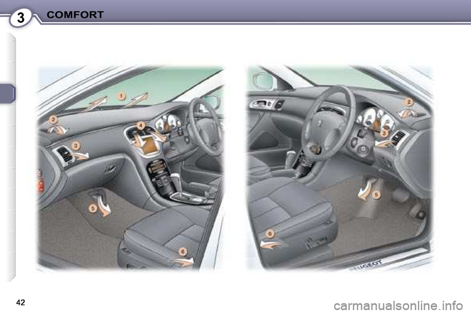 PEUGEOT 607 2007.5  Owners Manual 3COMFORT   