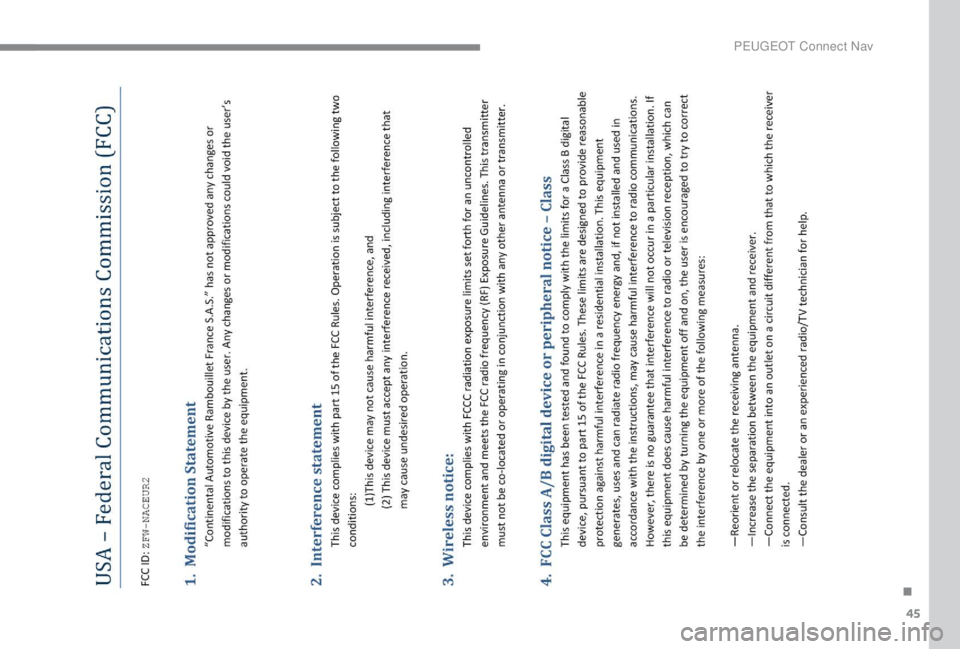 PEUGEOT EXPERT 2018  Owners Manual 45
. 
P  