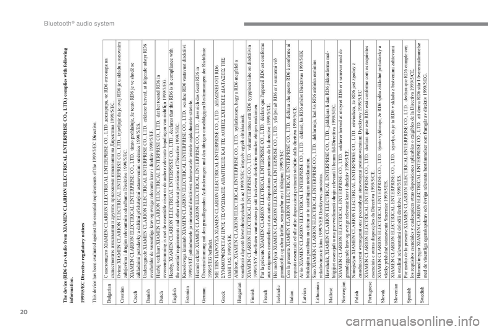 PEUGEOT EXPERT 2018  Owners Manual 20 
Bl\256 a  