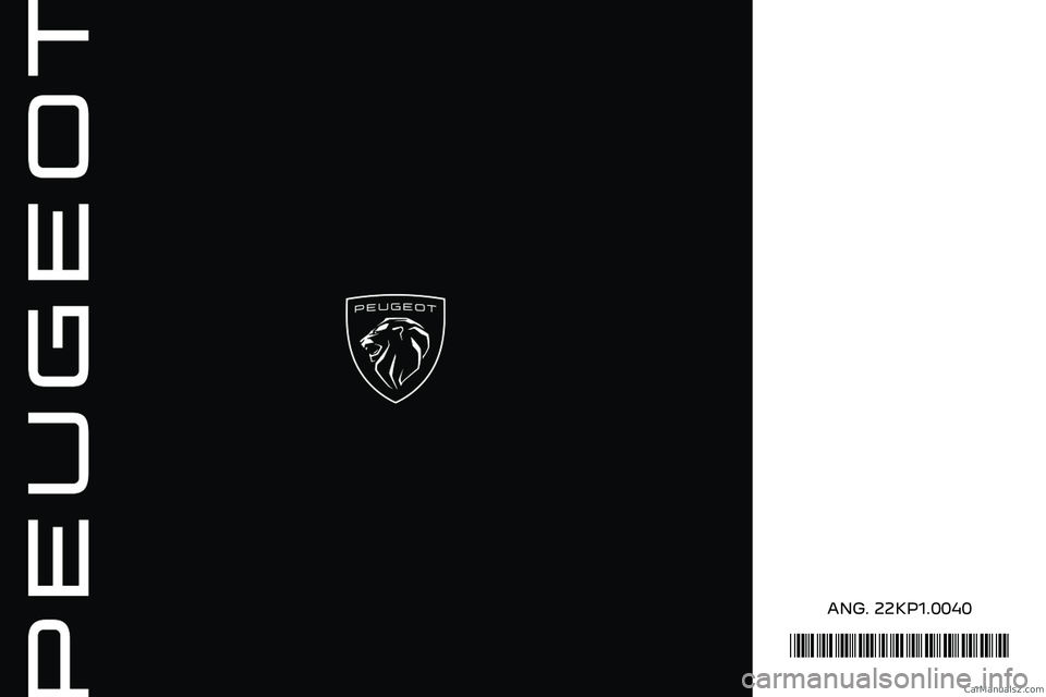 PEUGEOT LANDTREK 2023  Owners Manual  
 
*22KP1.0040*
00060013000C CarM an uals 2 .c o m  