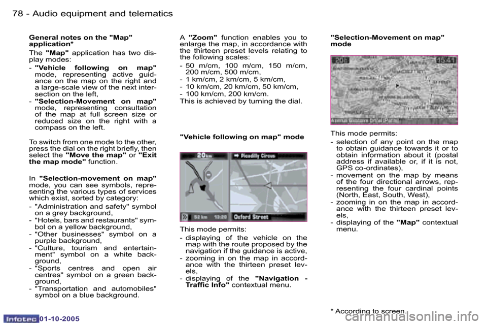 Peugeot 1007 Dag 2005.5  Owners Manual �7�8 �-�A�u�d�i�o� �e�q�u�i�p�m�e�n�t� �a�n�d� �t�e�l�e�m�a�t�i�c�s
�0�1�-�1�0�-�2�0�0�5
�7�9
�-�A�u�d�i�o� �e�q�u�i�p�m�e�n�t� �a�n�d� �t�e�l�e�m�a�t�i�c�s
�0�1�-�1�0�-�2�0�0�5
�G�e�n�e�r�a�l� �n�o�t