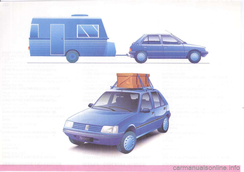 Peugeot 205 Dag 1995.5  Owners Manual 