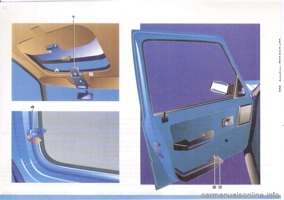 Peugeot 205 Dag 1995.5  Owners Manual 