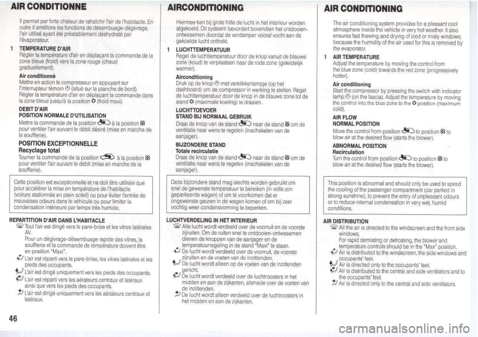 Peugeot 205 Dag 1995.5  Owners Manual 