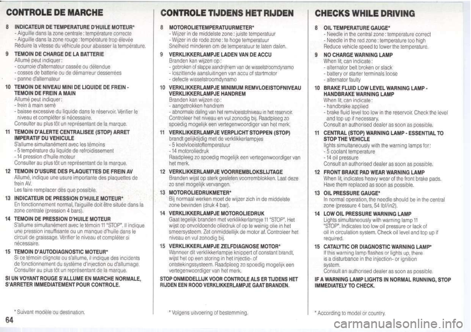 Peugeot 205 Dag 1995.5  Owners Manual 