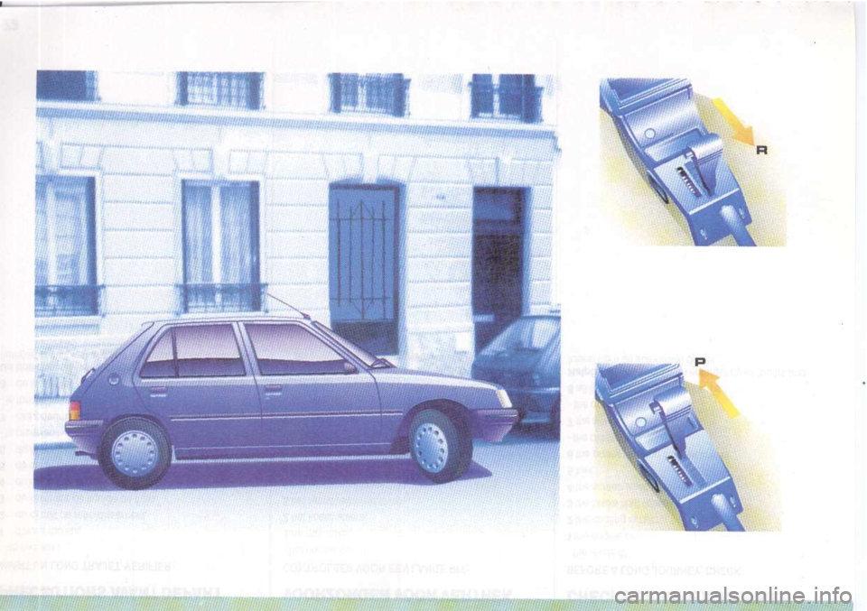 Peugeot 205 Dag 1995.5  Owners Manual 