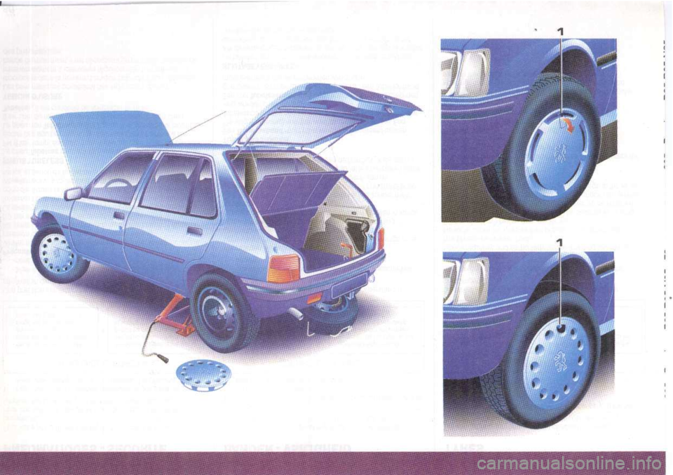 Peugeot 205 Dag 1995.5  Owners Manual 