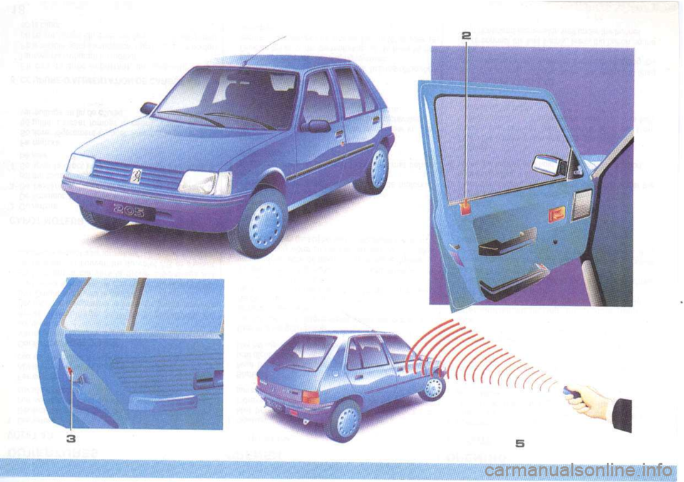 Peugeot 205 Dag 1995.5  Owners Manual 