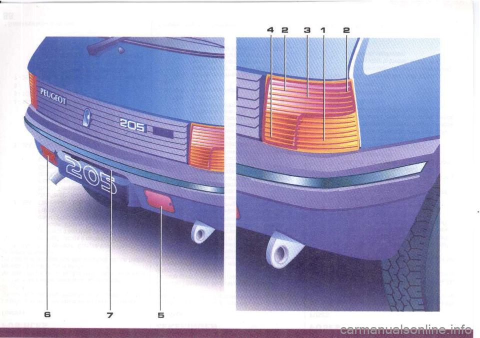 Peugeot 205 Dag 1995.5  Owners Manual 