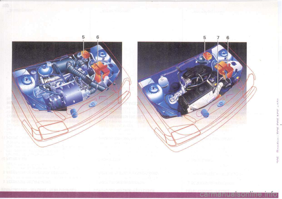 Peugeot 205 Dag 1995.5  Owners Manual 