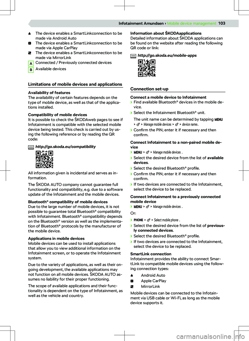 SKODA KAMIQ 2021  Owner´s Manual �b�