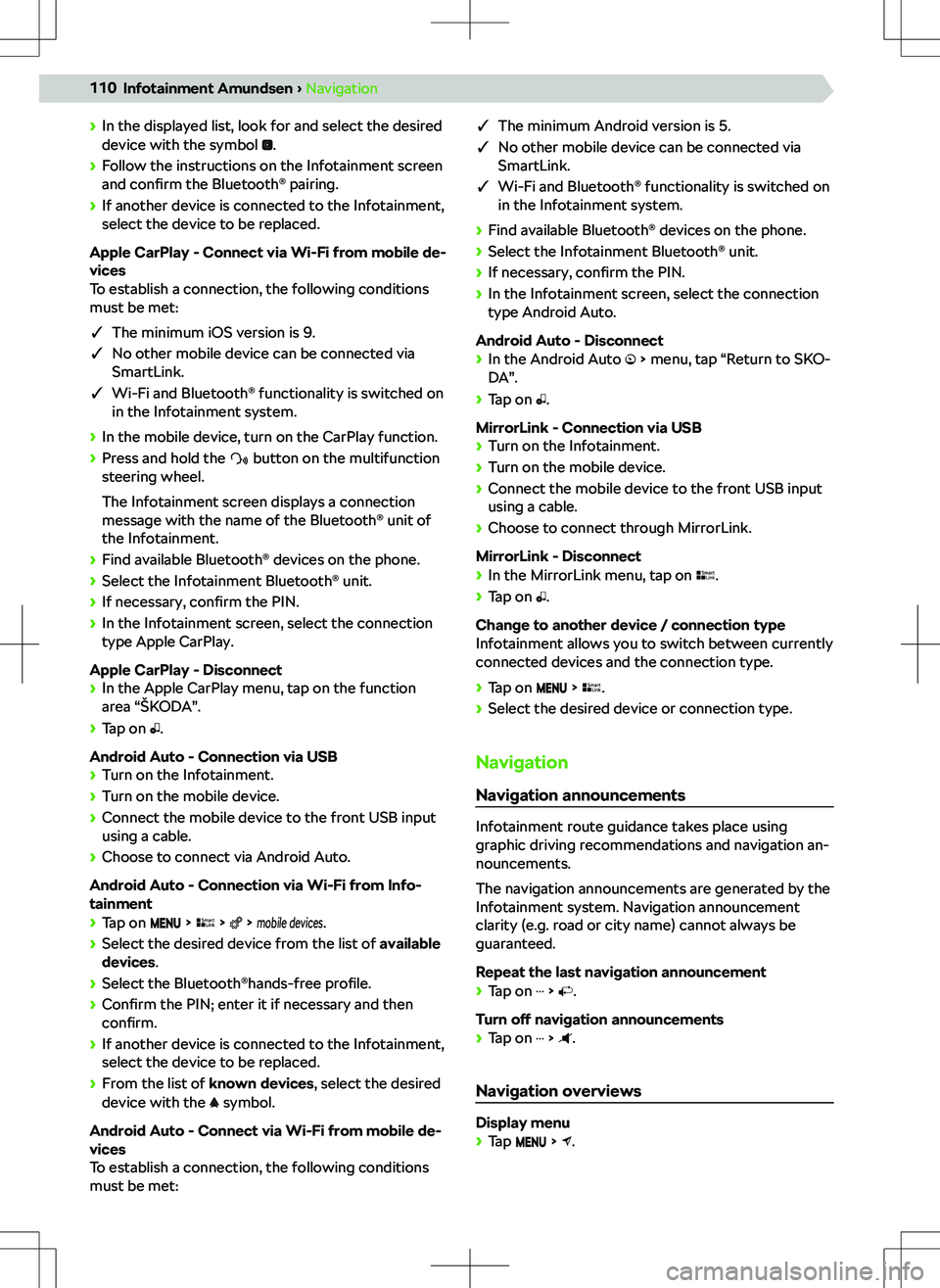 SKODA KAMIQ 2021  Owner´s Manual N�-�n��