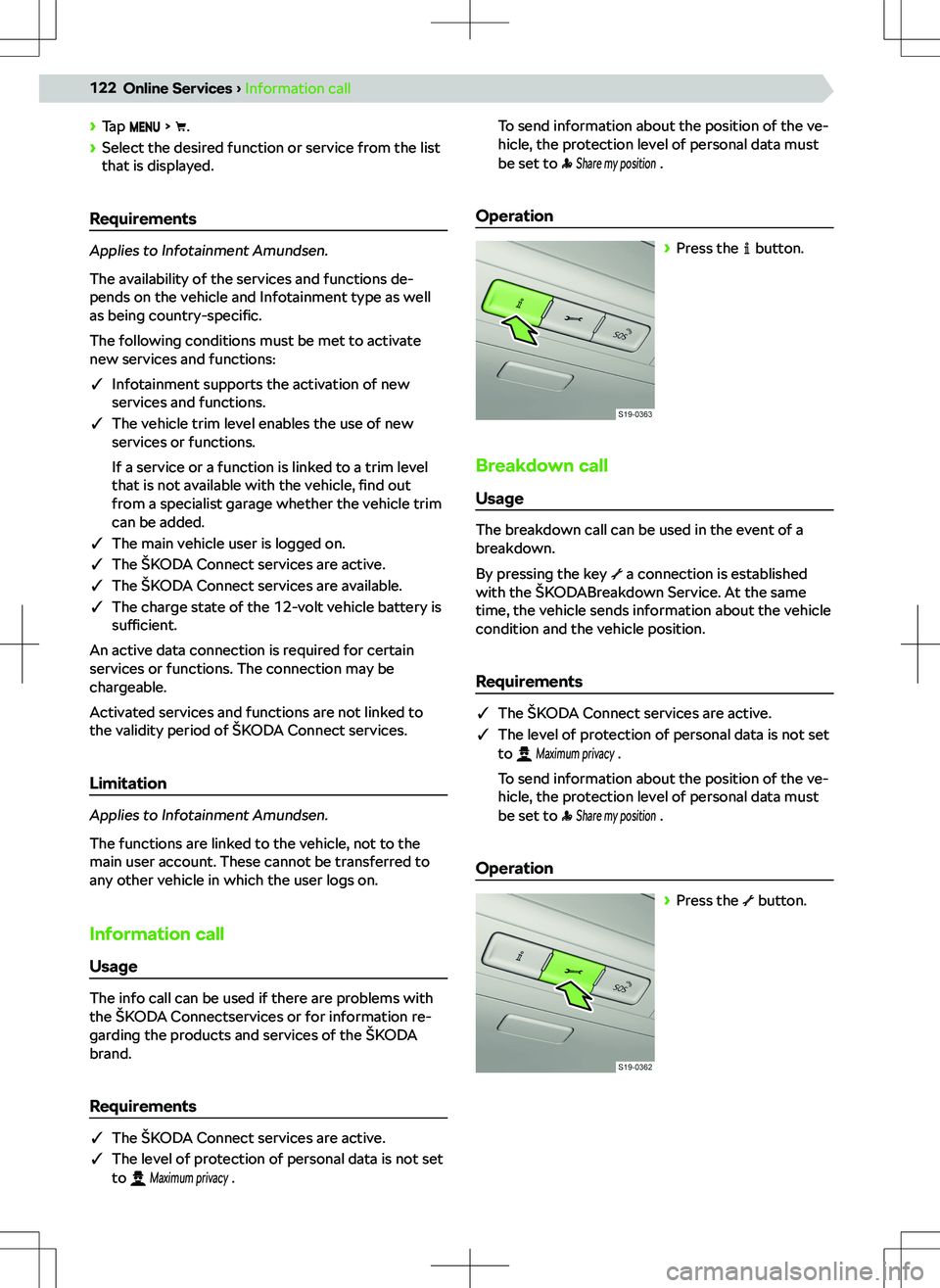 SKODA KAMIQ 2021  Owner´s Manual N�b�